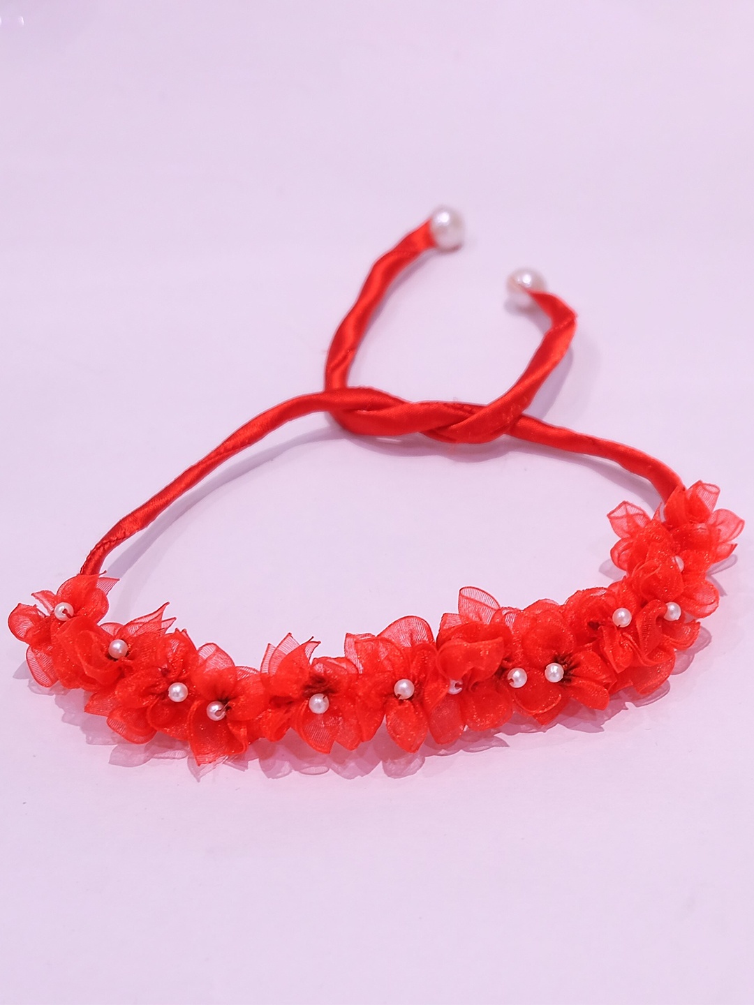 

TIPY TIPY TAP Beaded Detail Tiara, Red