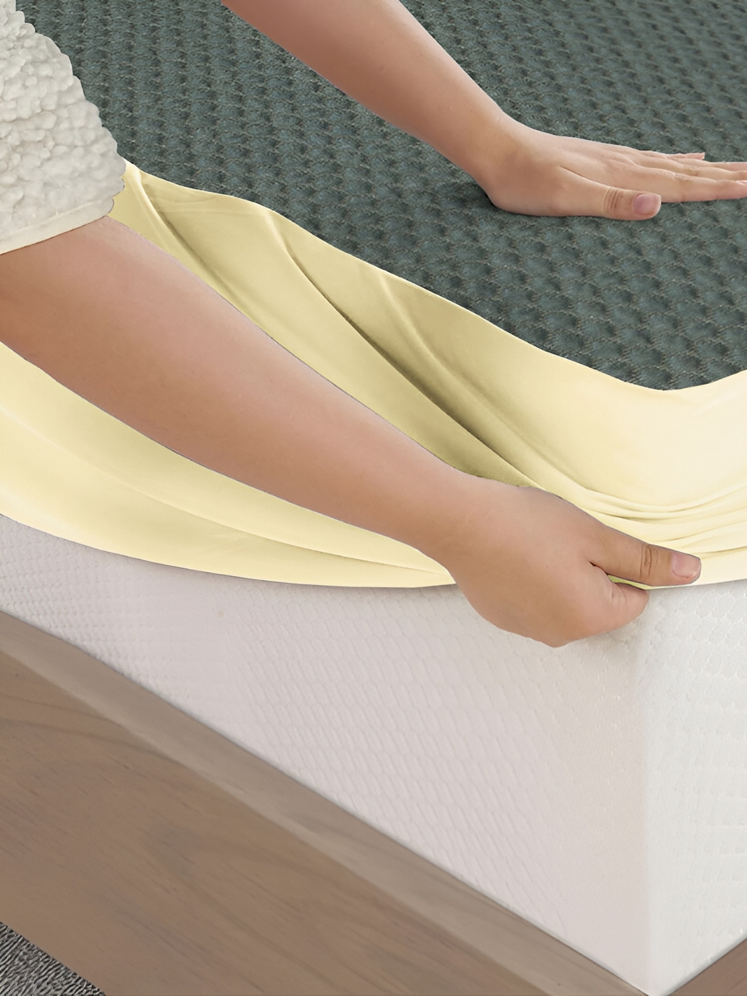 

bsb home Grey Quilted Terry Water Resistant Mattress Protector