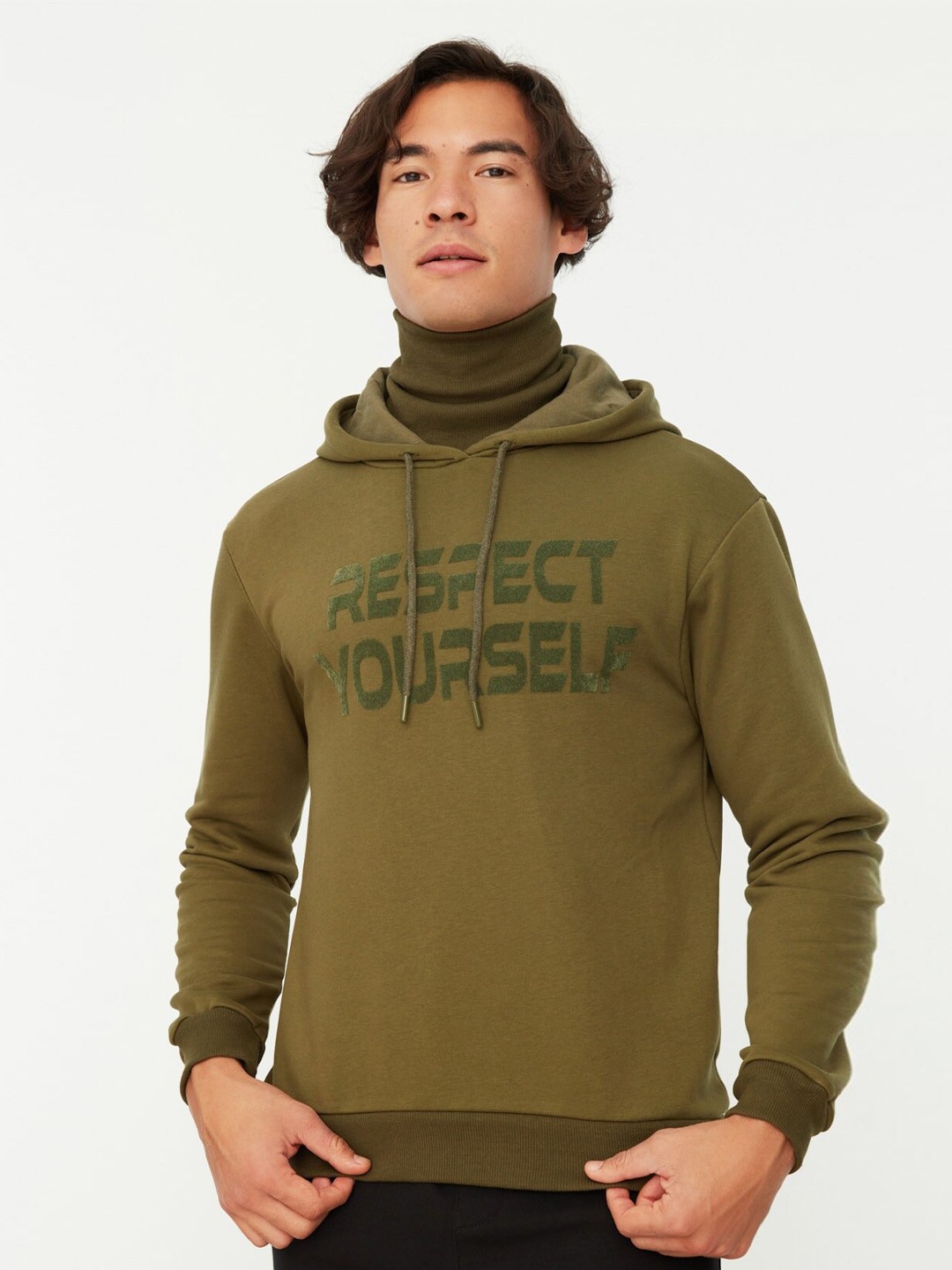 

Trendyol Printed Hooded Sweatshirt, Na