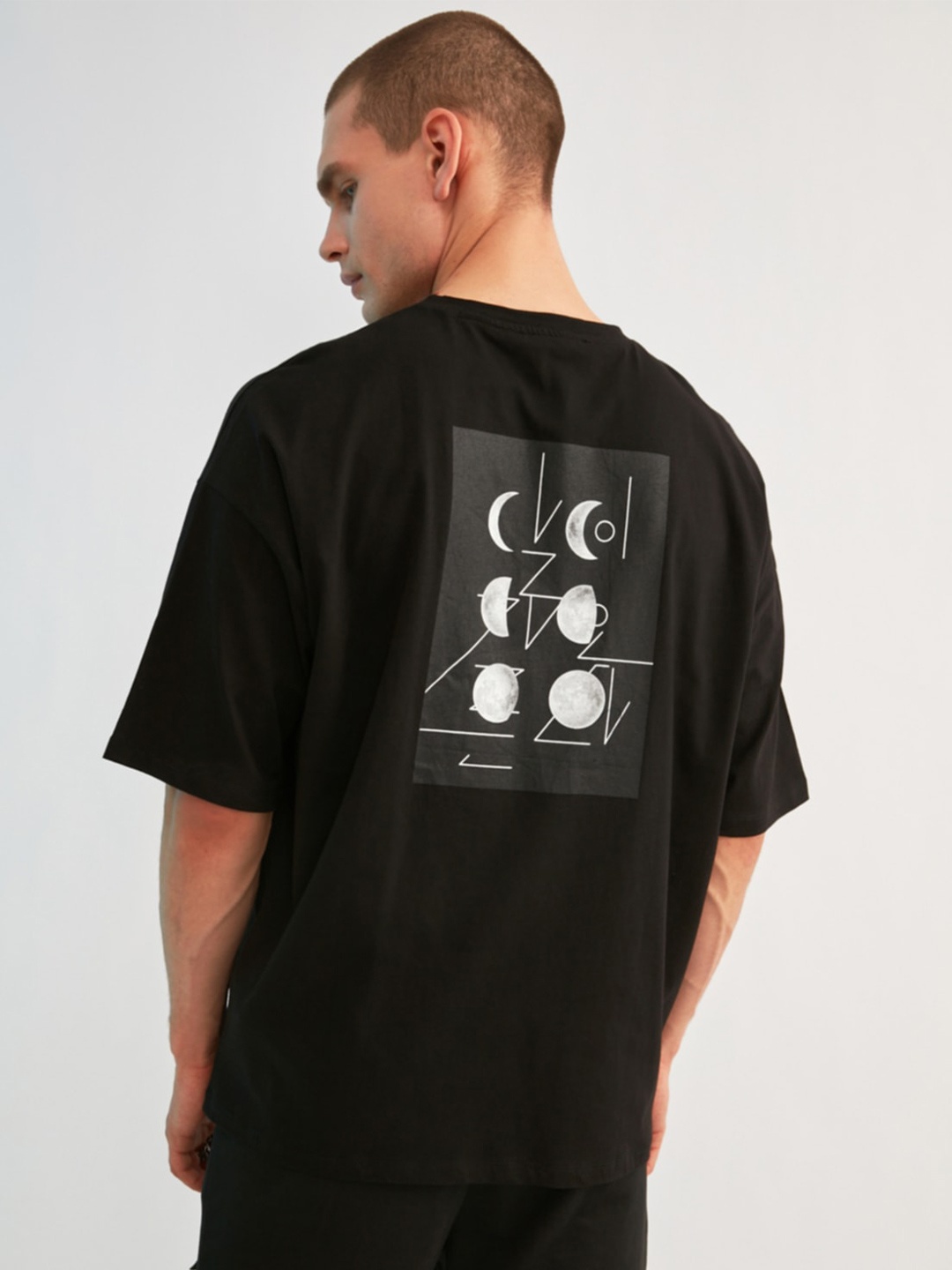 

Trendyol Printed Cotton Round Neck T-shirt, Na