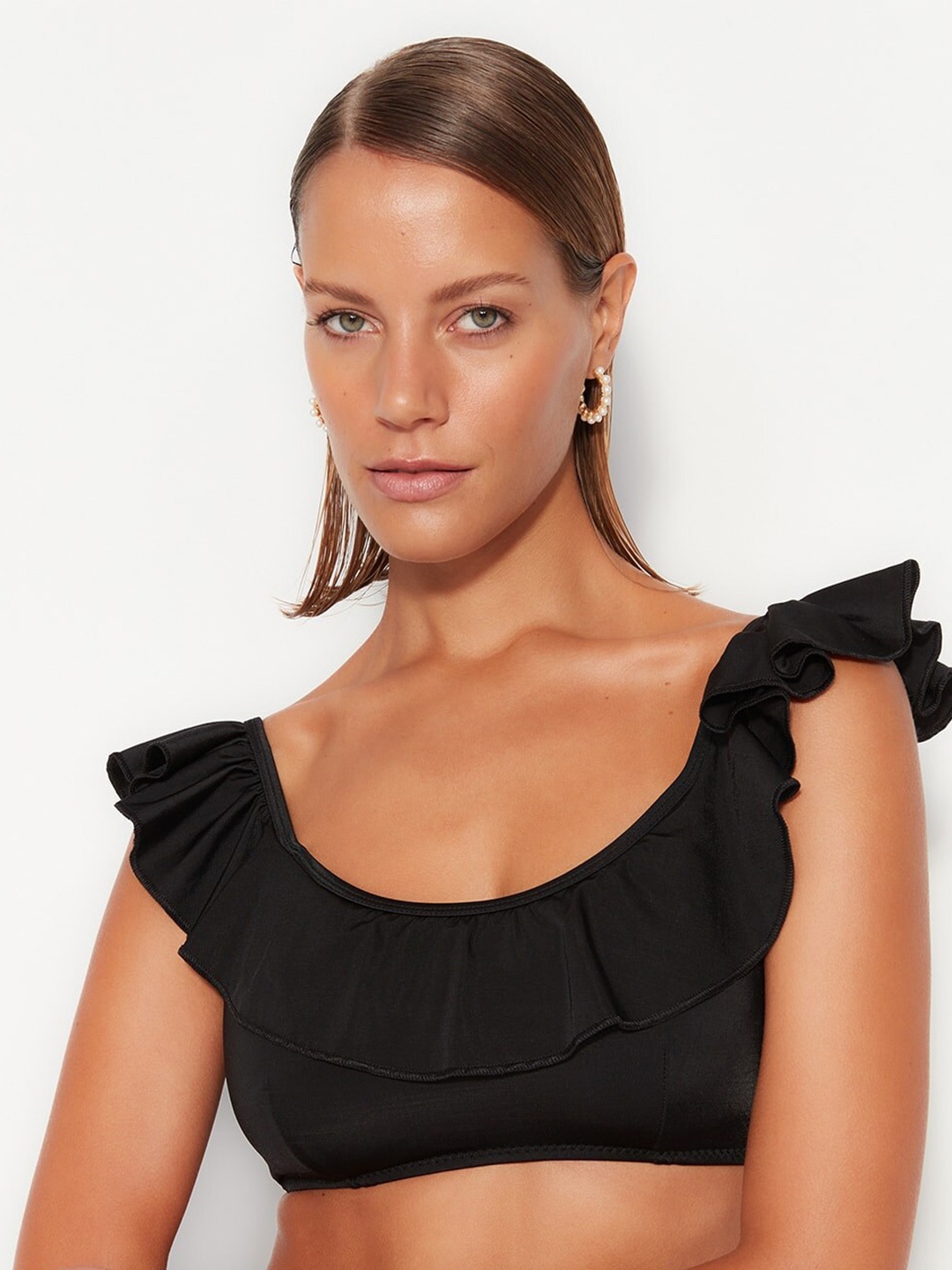 

Trendyol Full Coverage Lightly Padded Bra, Black