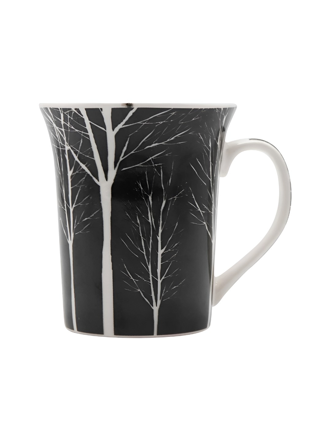 

Kookee White & Black Printed Ceramic Mug 325 ml