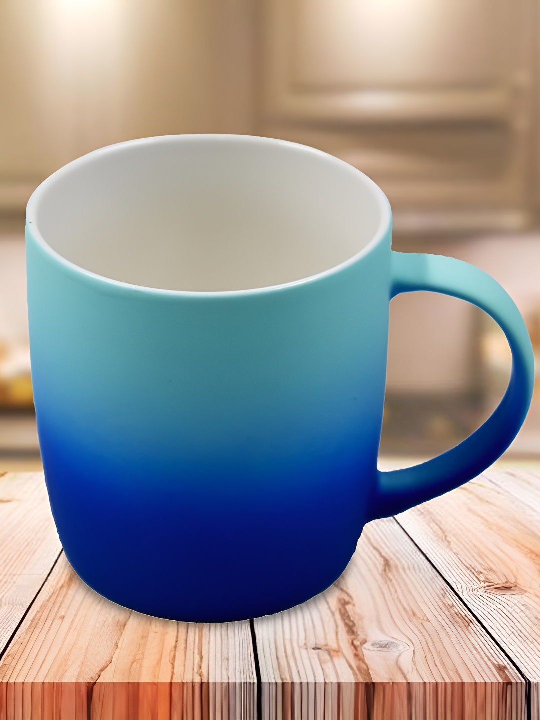 

Kookee Blue and Green Printed Ceramic Mugs 325 ml