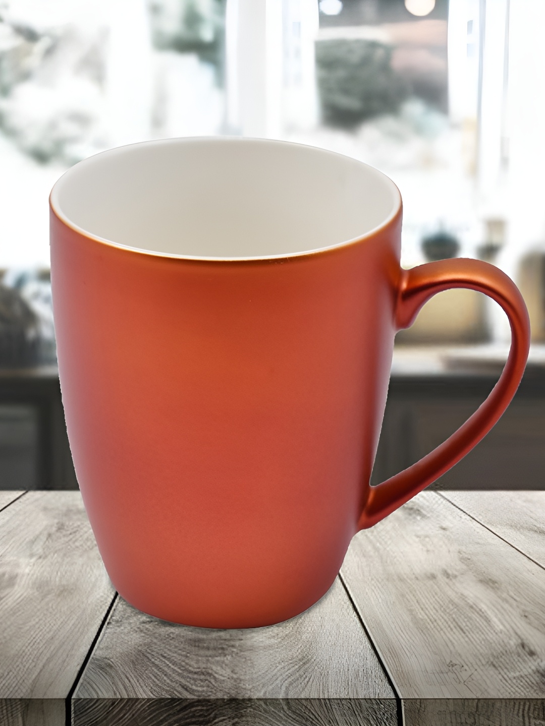 

Kookee Red and White Printed Ceramic Mugs 325 ml