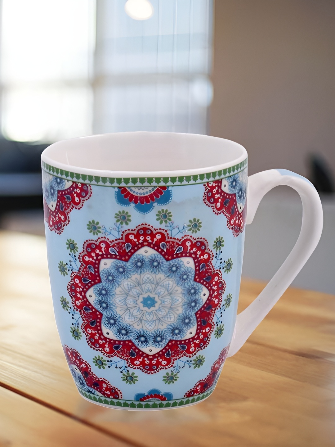 

Kookee Blue Printed Ceramic Mug