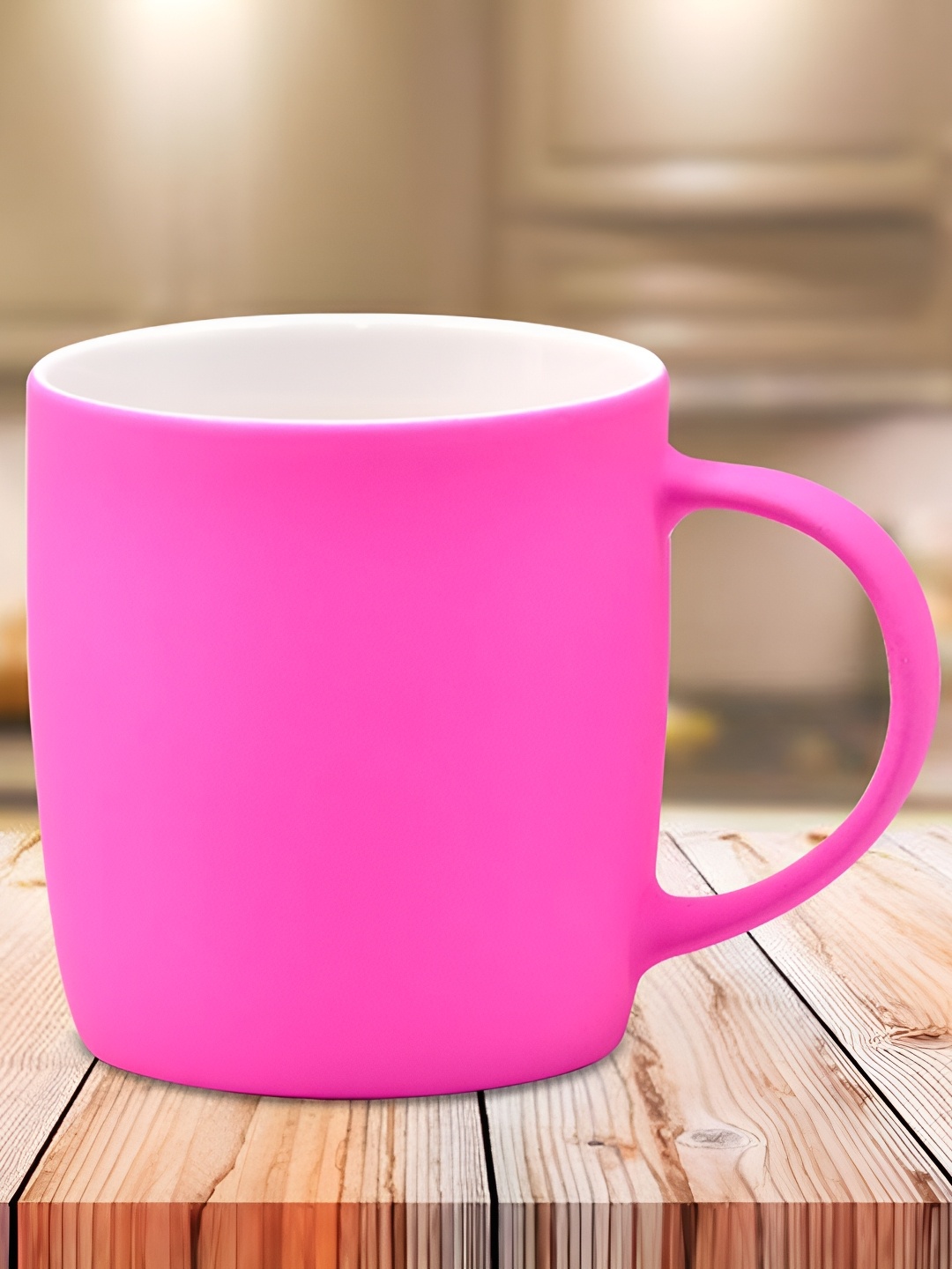 

Kookee Pink Ceramic Glossy Mug 325 ML