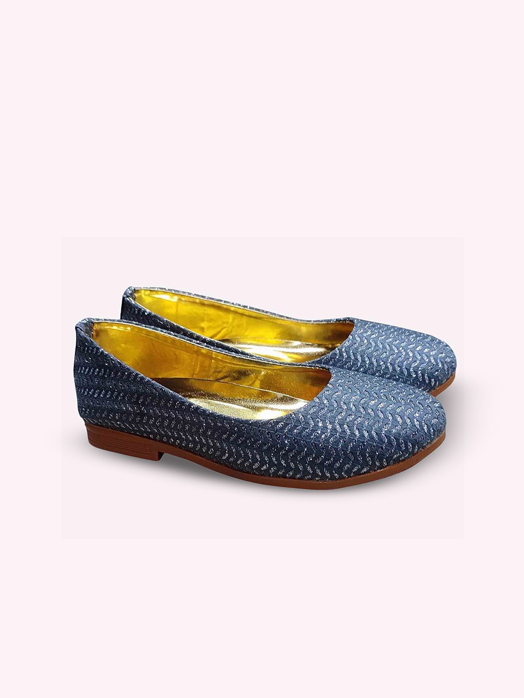 

BAESD Girls Embellished Round Toe Ballerinas, Grey