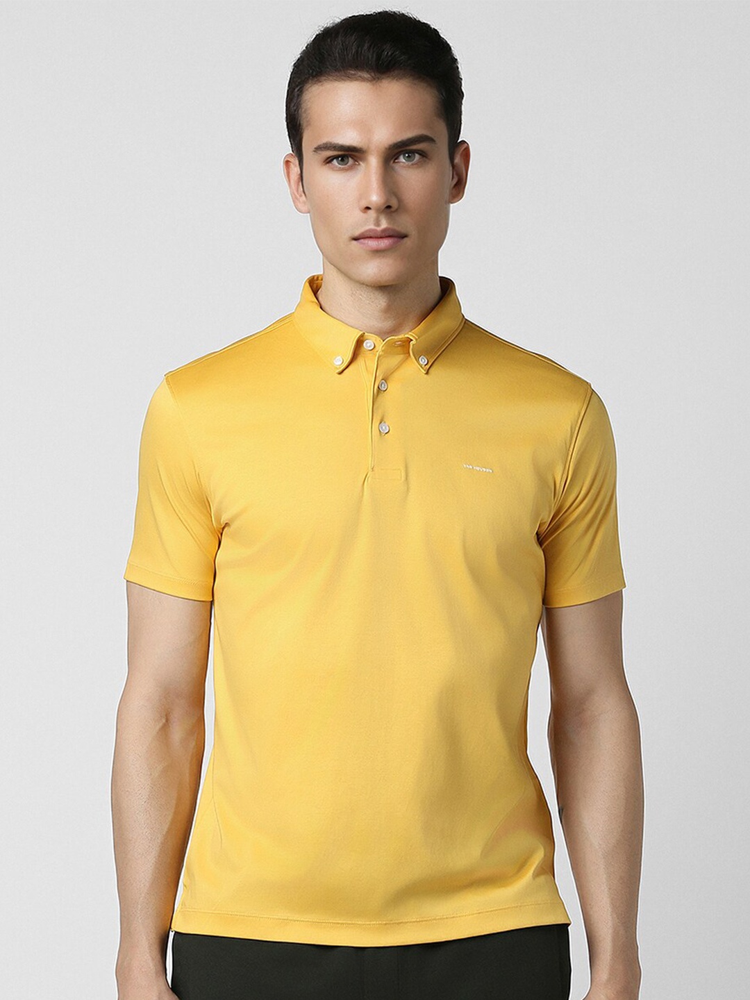 

Van Heusen Sport Polo Collar Short Sleeves Regular T-shirt, Yellow