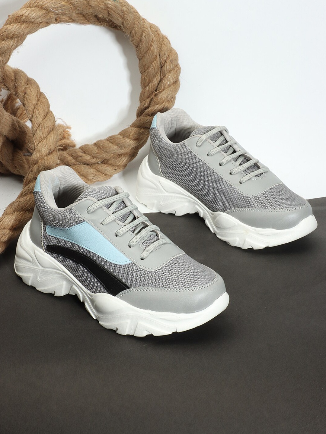 

The Roadster Lifestyle Co. Women Colorblocked Sneakers, Grey