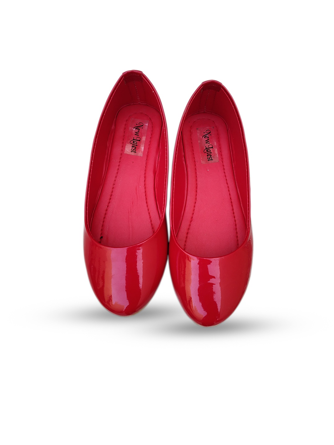 

BAESD Girls Round Toe Ballerinas, Red
