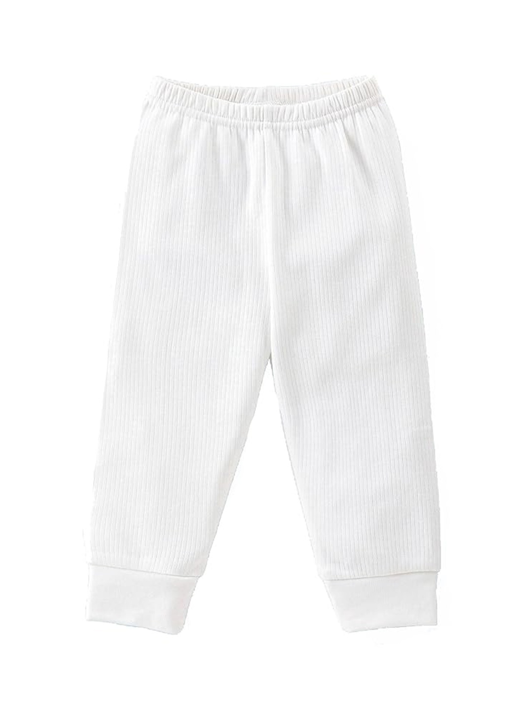 

BAESD Kids Cotton Thermal Bottoms, White