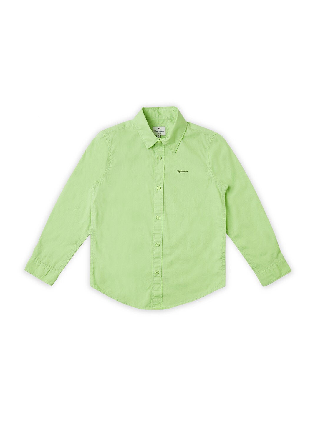 

Pepe Jeans Boys Cotton Casual Shirt, Green