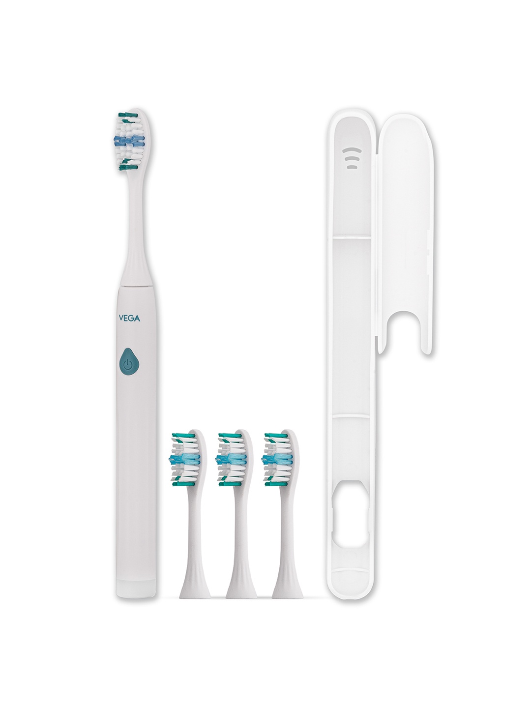 

VEGA VETB-01 CareOne C1 Battery Powered Electric Toothbrush with 3 Brush Heads - White
