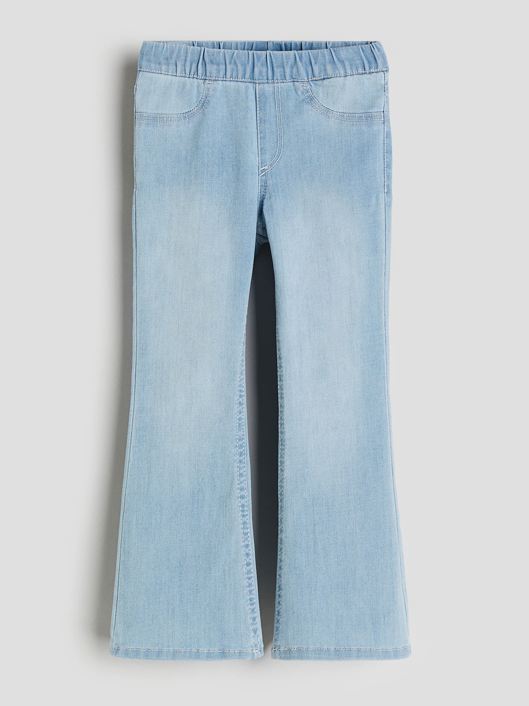 

H&M Girls Superstretch Flare Fit Jeans, Blue