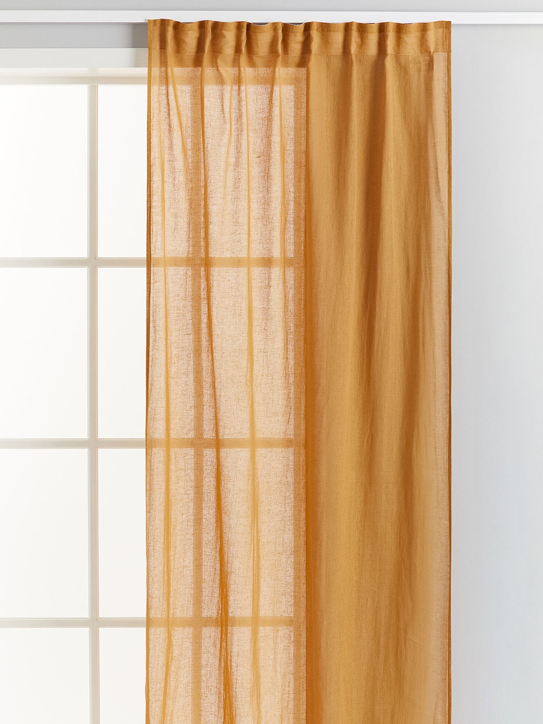 

H&M Yellow 2-Pack Multiway Linen-Blend Curtains