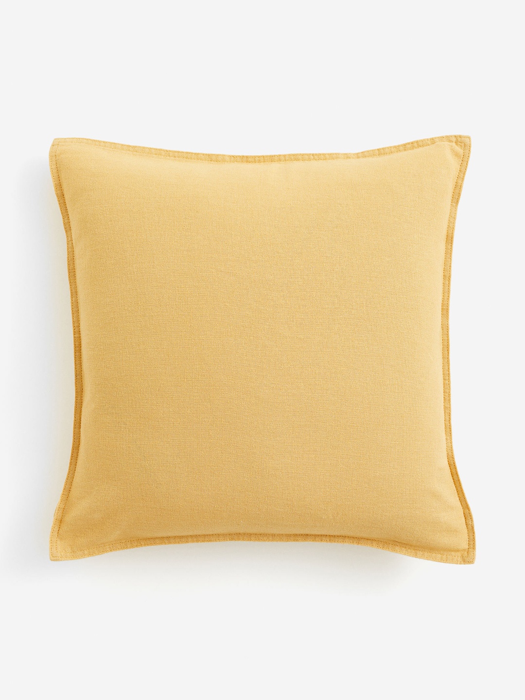 

H&M Yellow Linen-Blend Cushion Cover