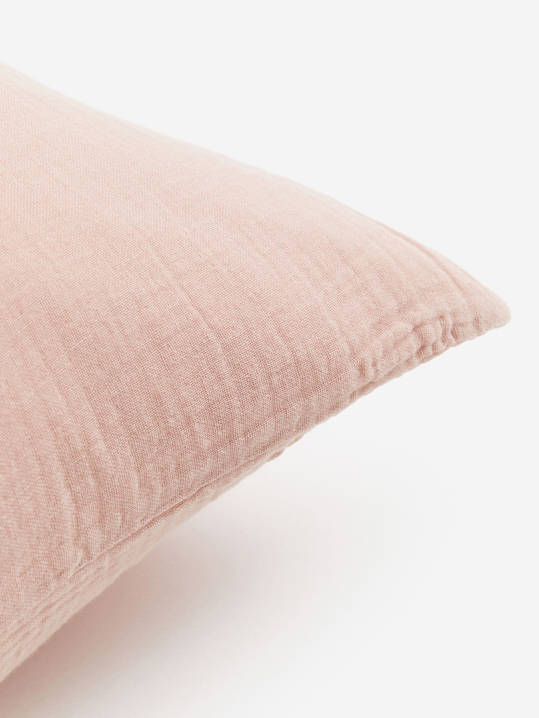 

H&M Pink Cotton Muslin Pillowcase