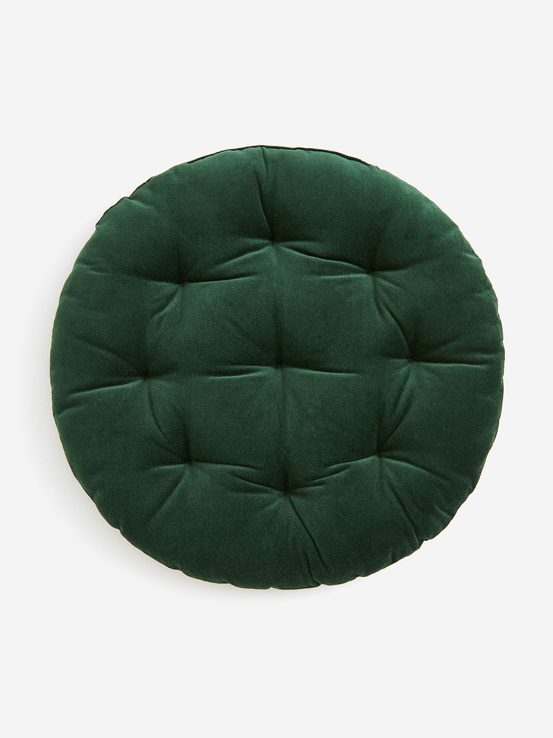 

H&M Green Velvet Seat Cushion