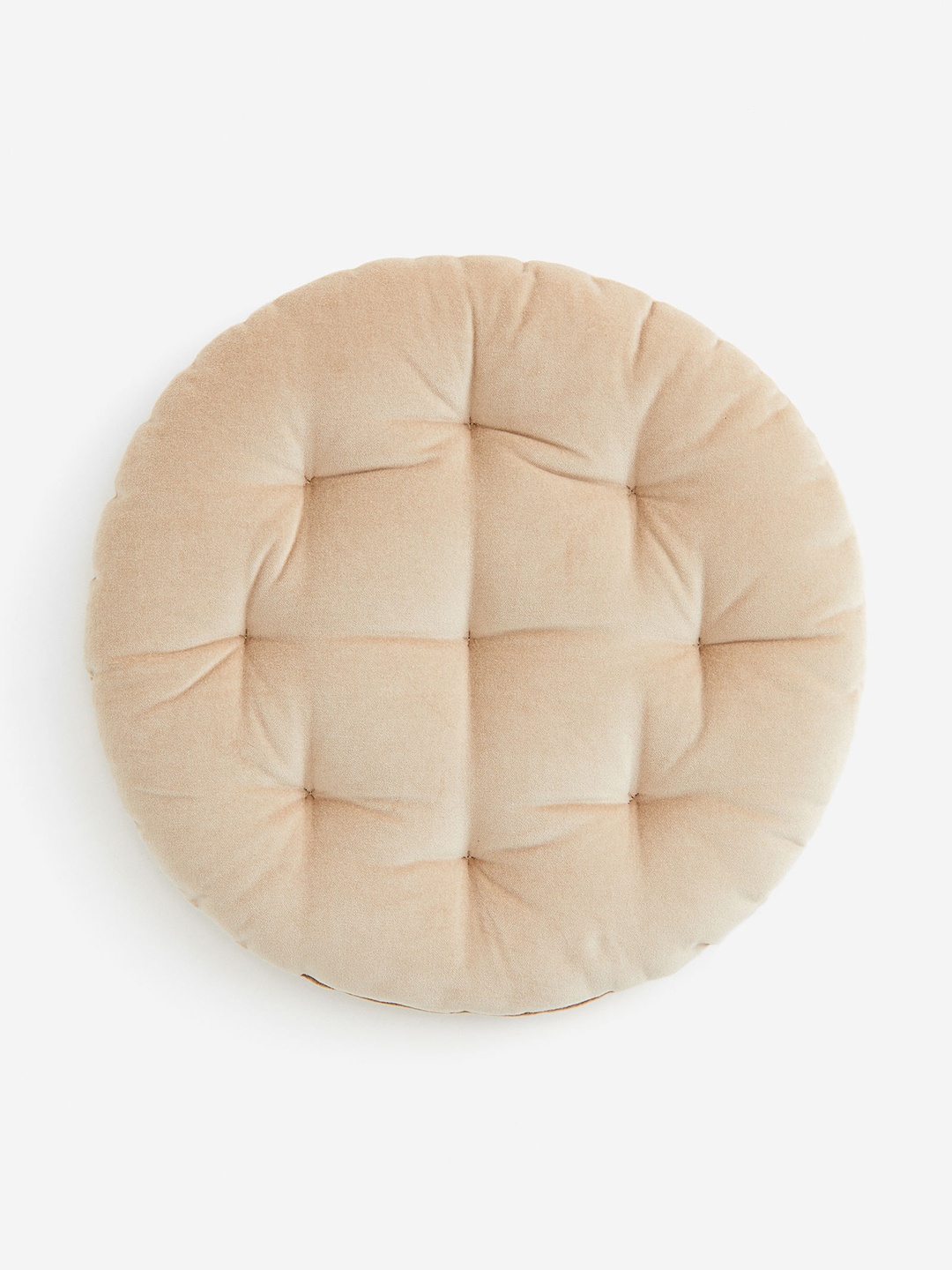 

H&M Beige Velvet Seat Cushion