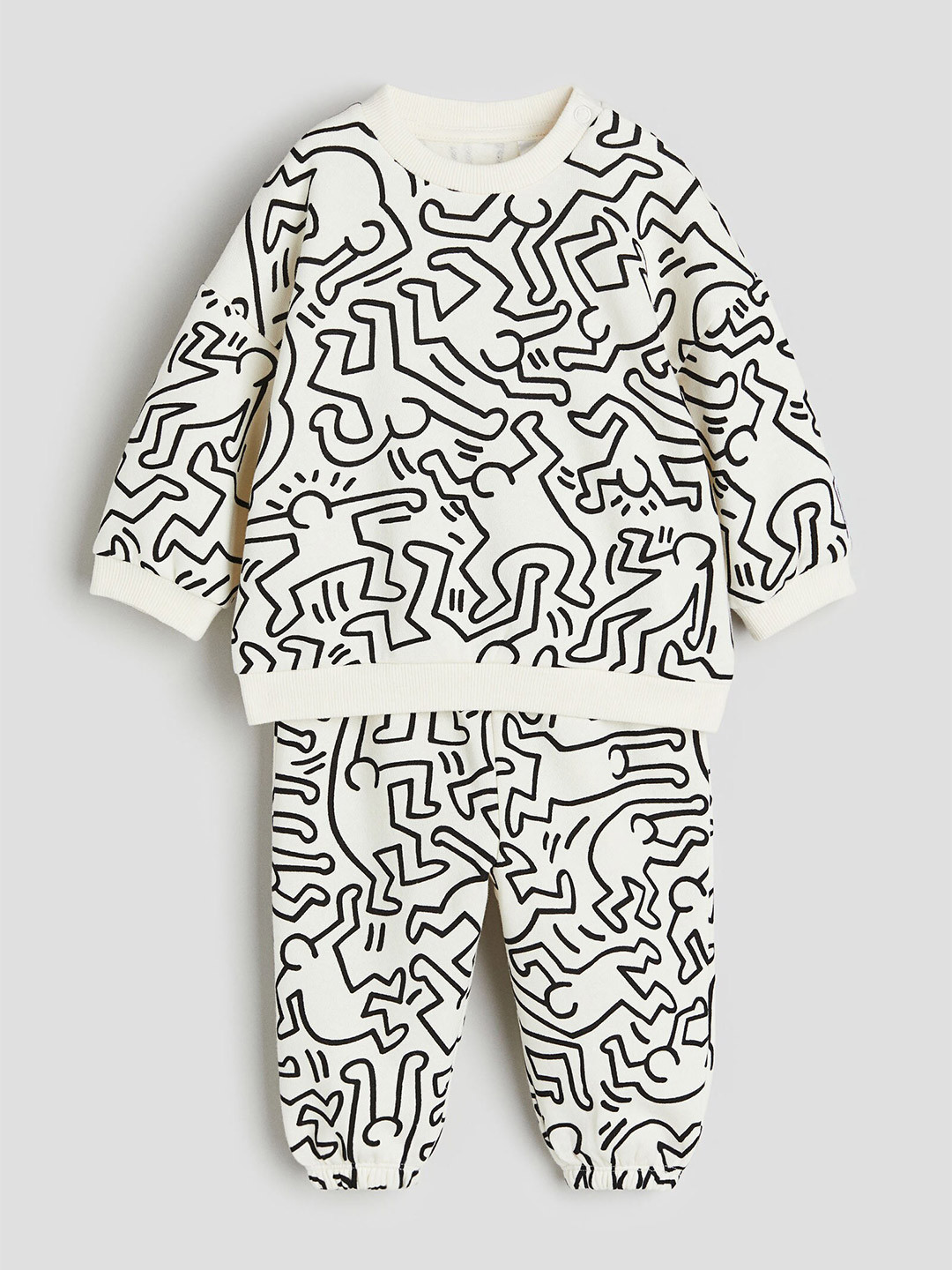

H&M Boys 2-Piece Sweatshirt Set, White