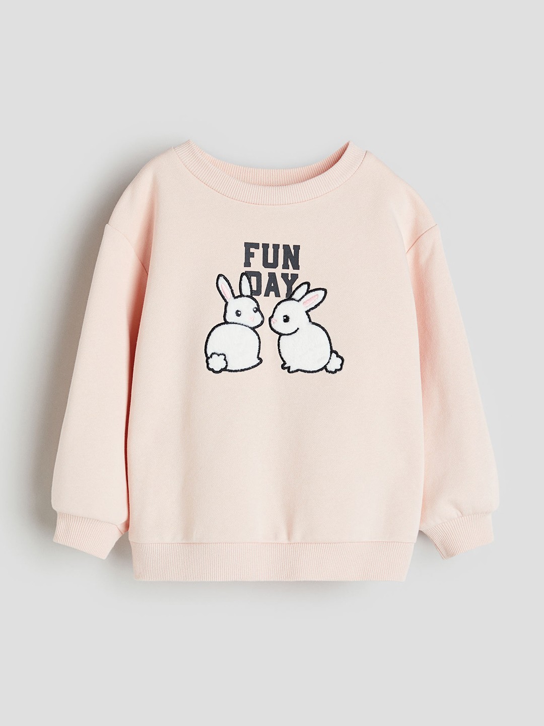 

H&M Girls Motif-Detail Sweatshirt, Pink