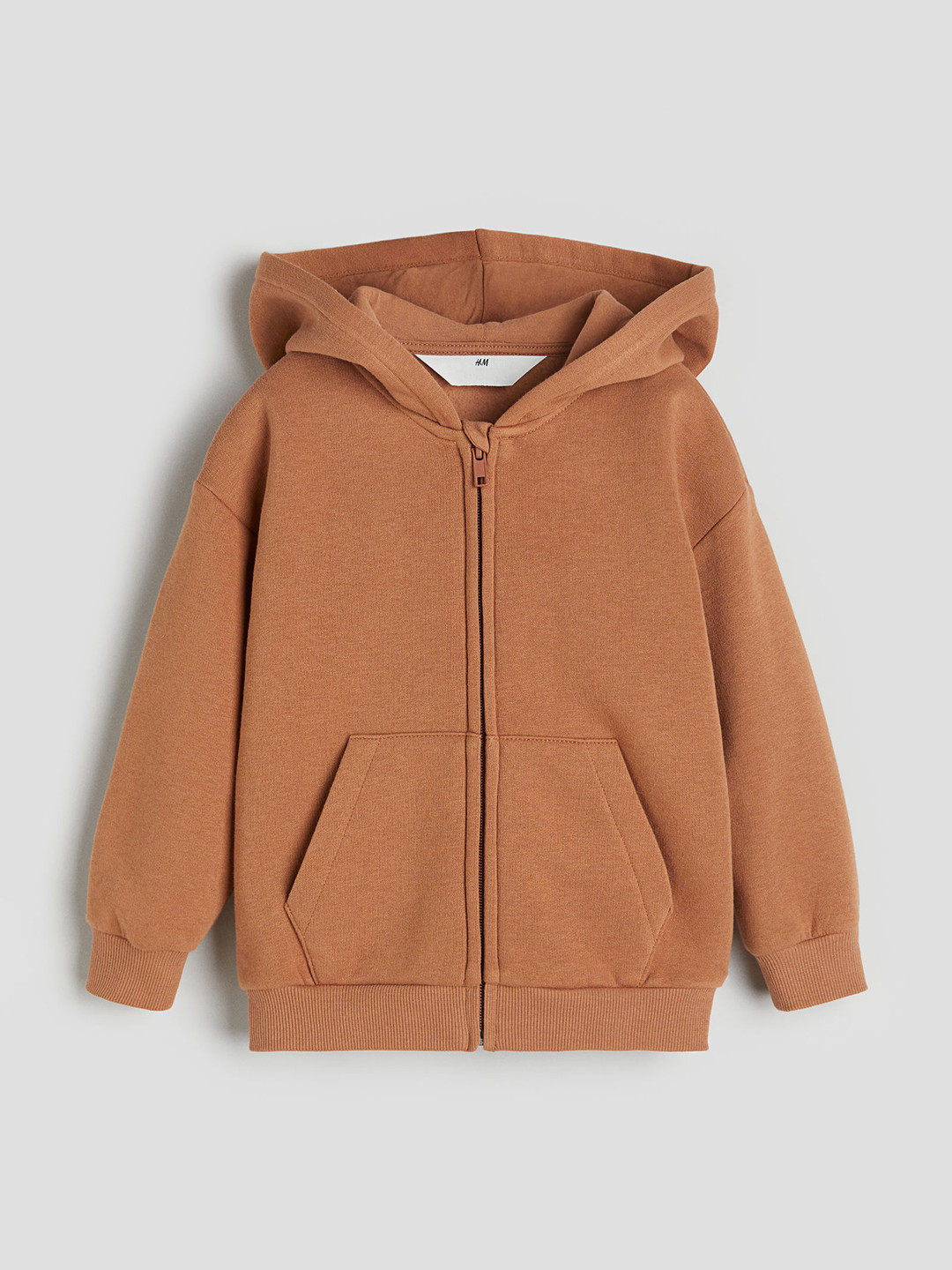 

H&M Boys Zip-Through Hoodie, Brown
