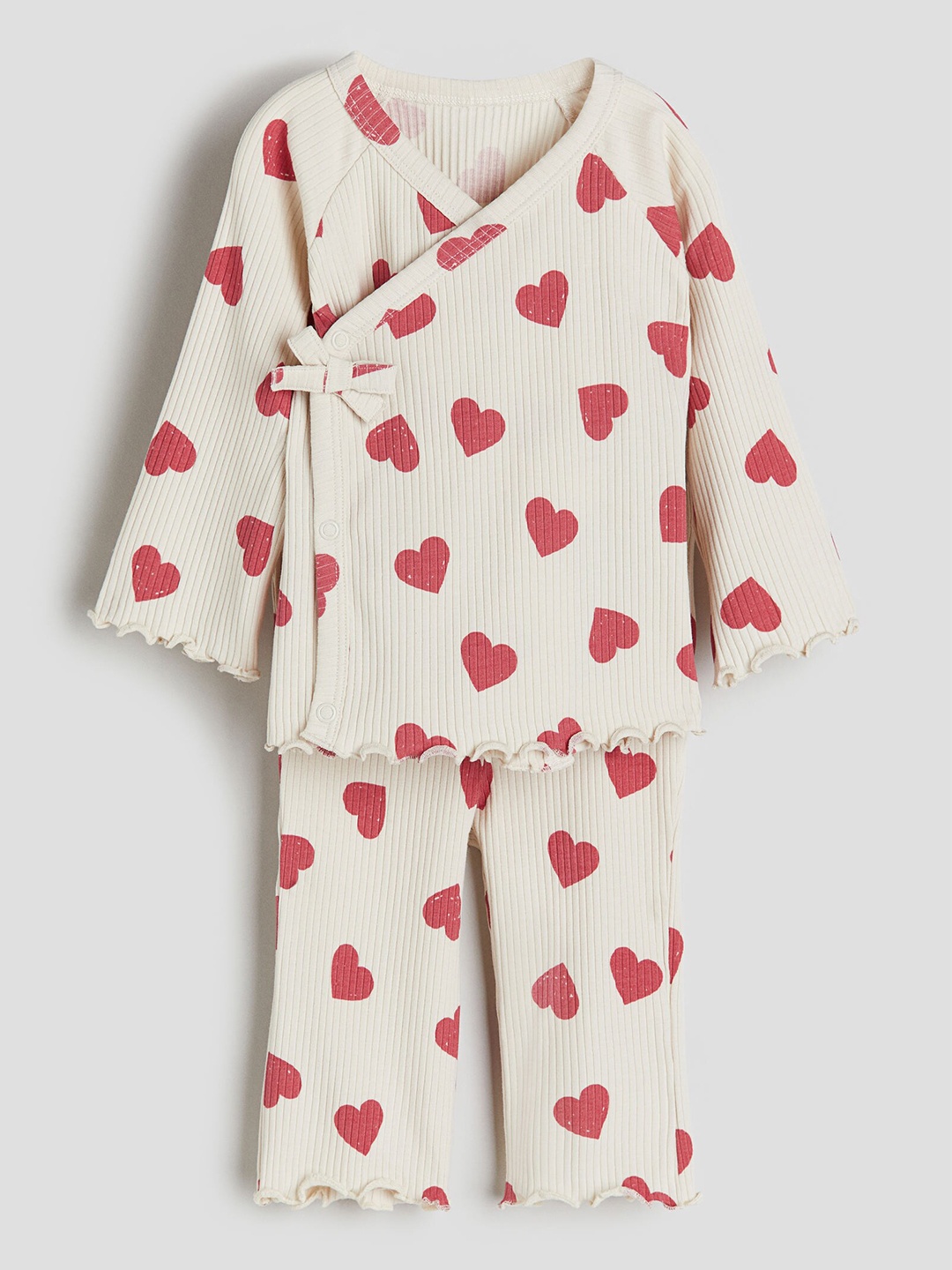 

H&M 2-Piece Pure Cotton Set, Beige