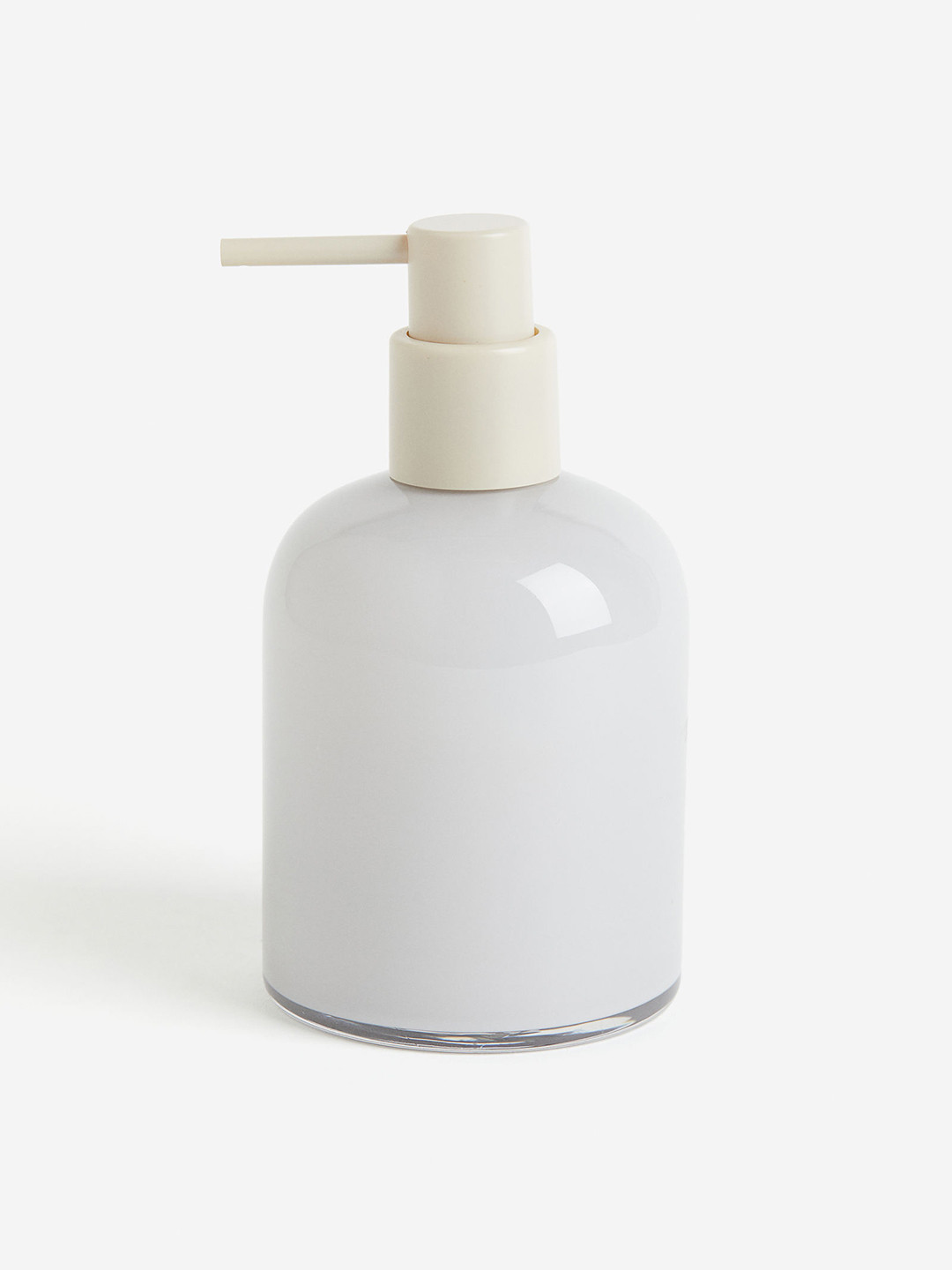 

H&M Grey Glass Soap Dispenser