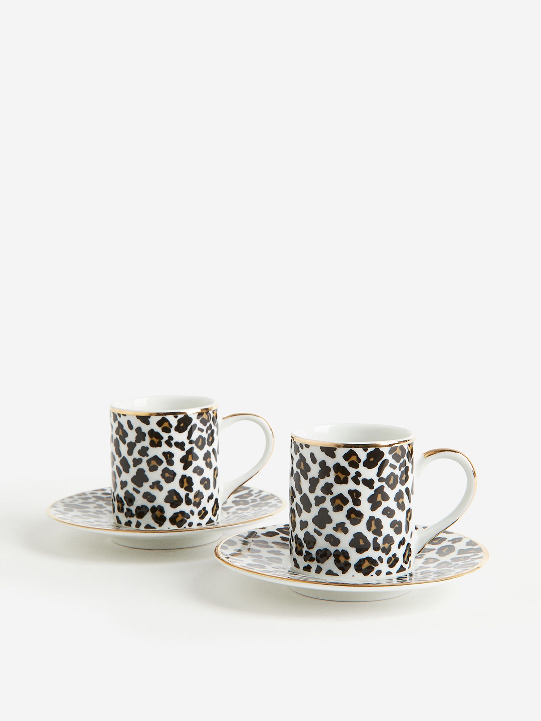 

H&M White 2-Pack Espresso Cup And Saucer