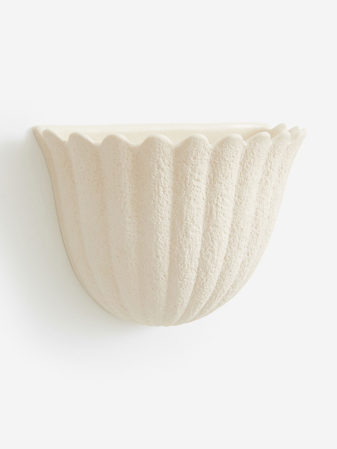 

H&M White Stoneware Wall Planter