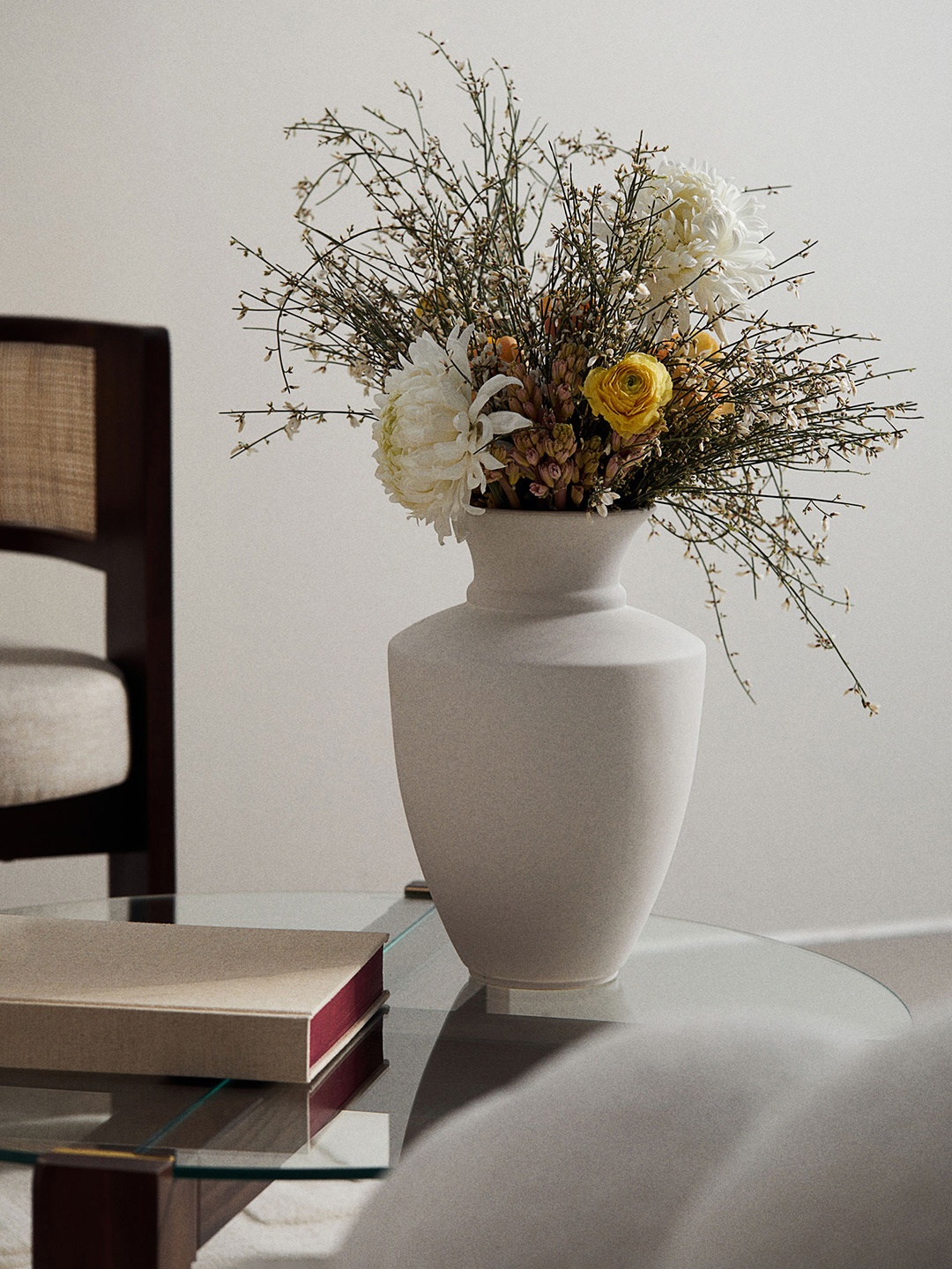 

H&M White Large Stoneware Vase