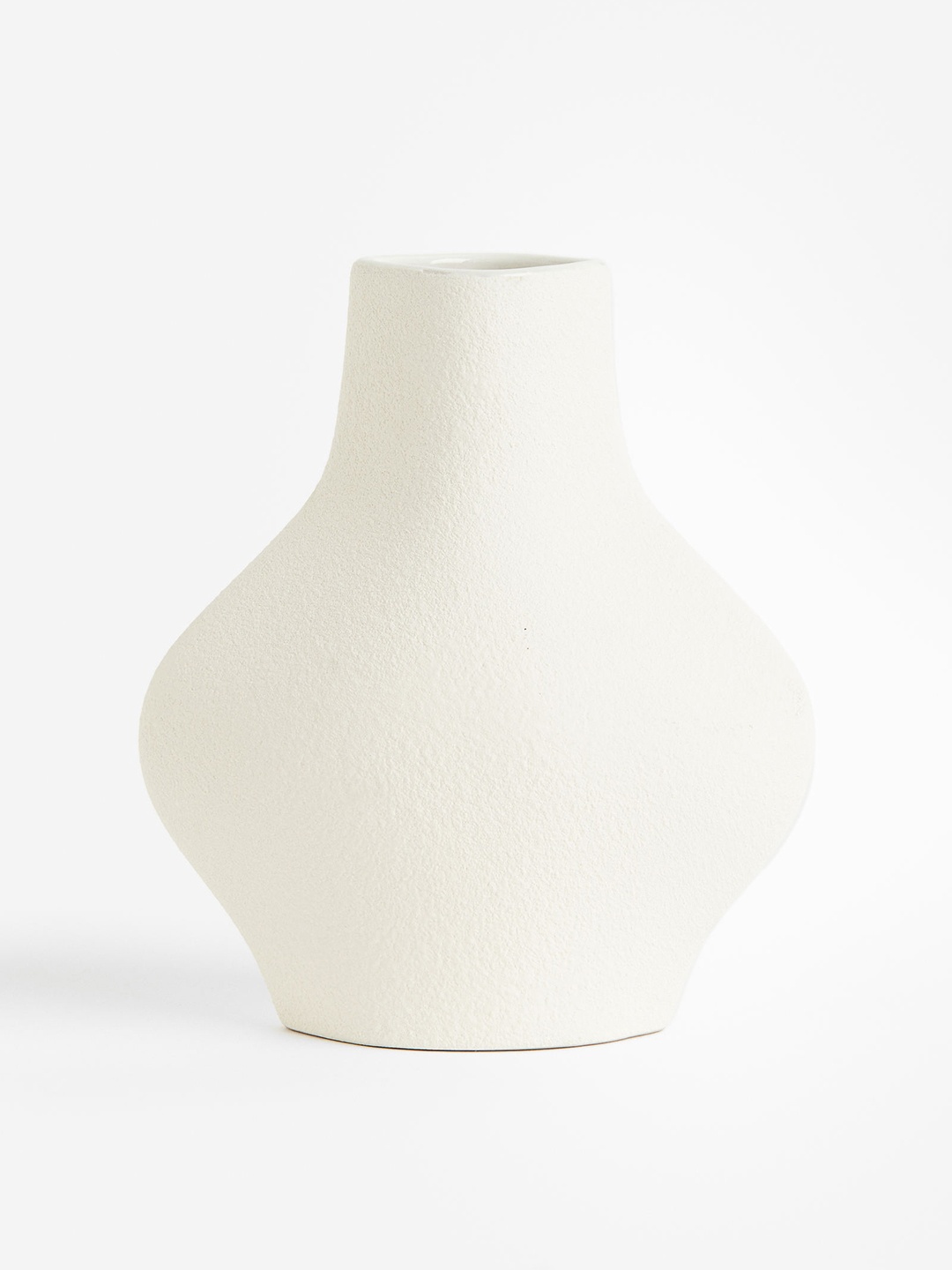 

H&M White Stoneware Vase