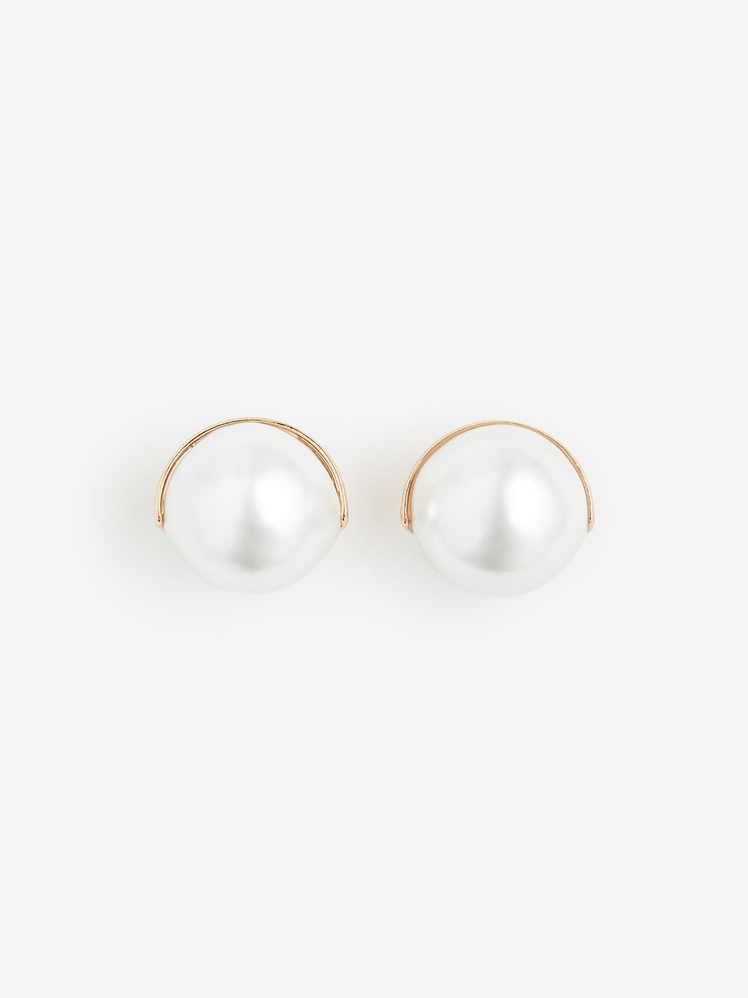 

H&M Bead Earrings, White