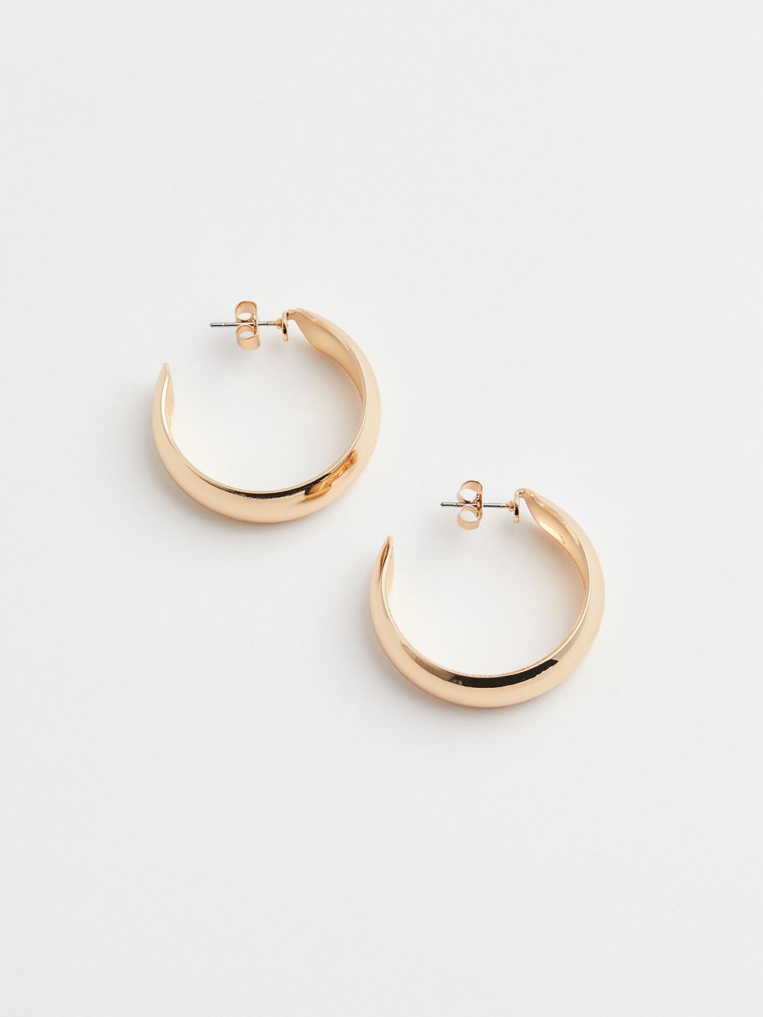 

H&M Metal Hoop Earrings, Gold