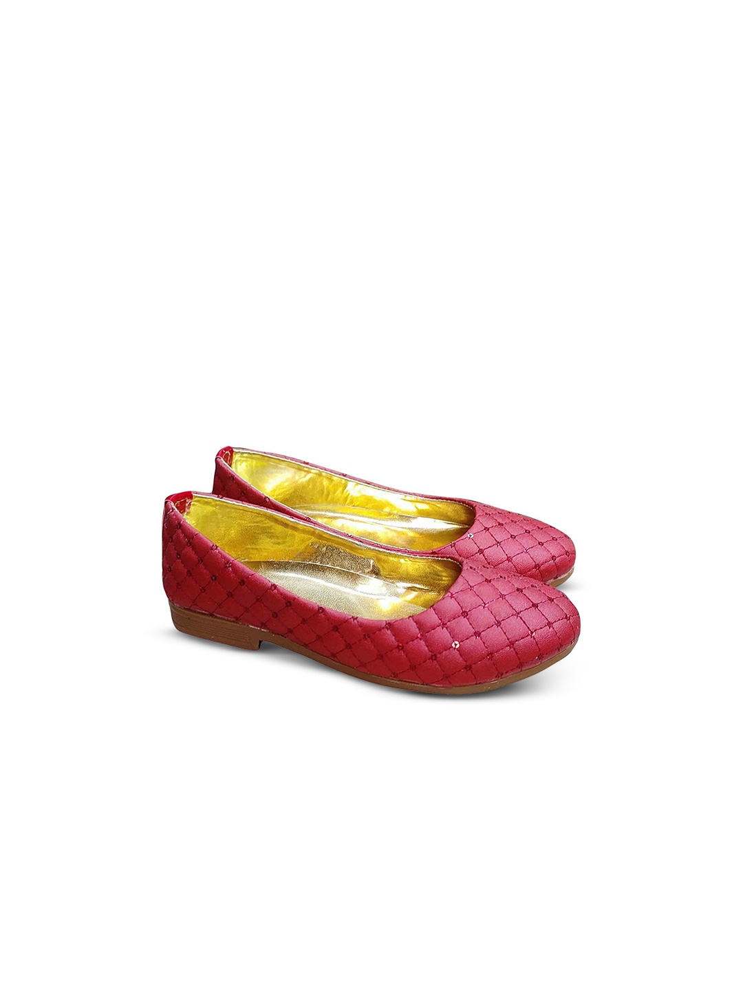 

BAESD Girls Embellished Ballerinas, Red