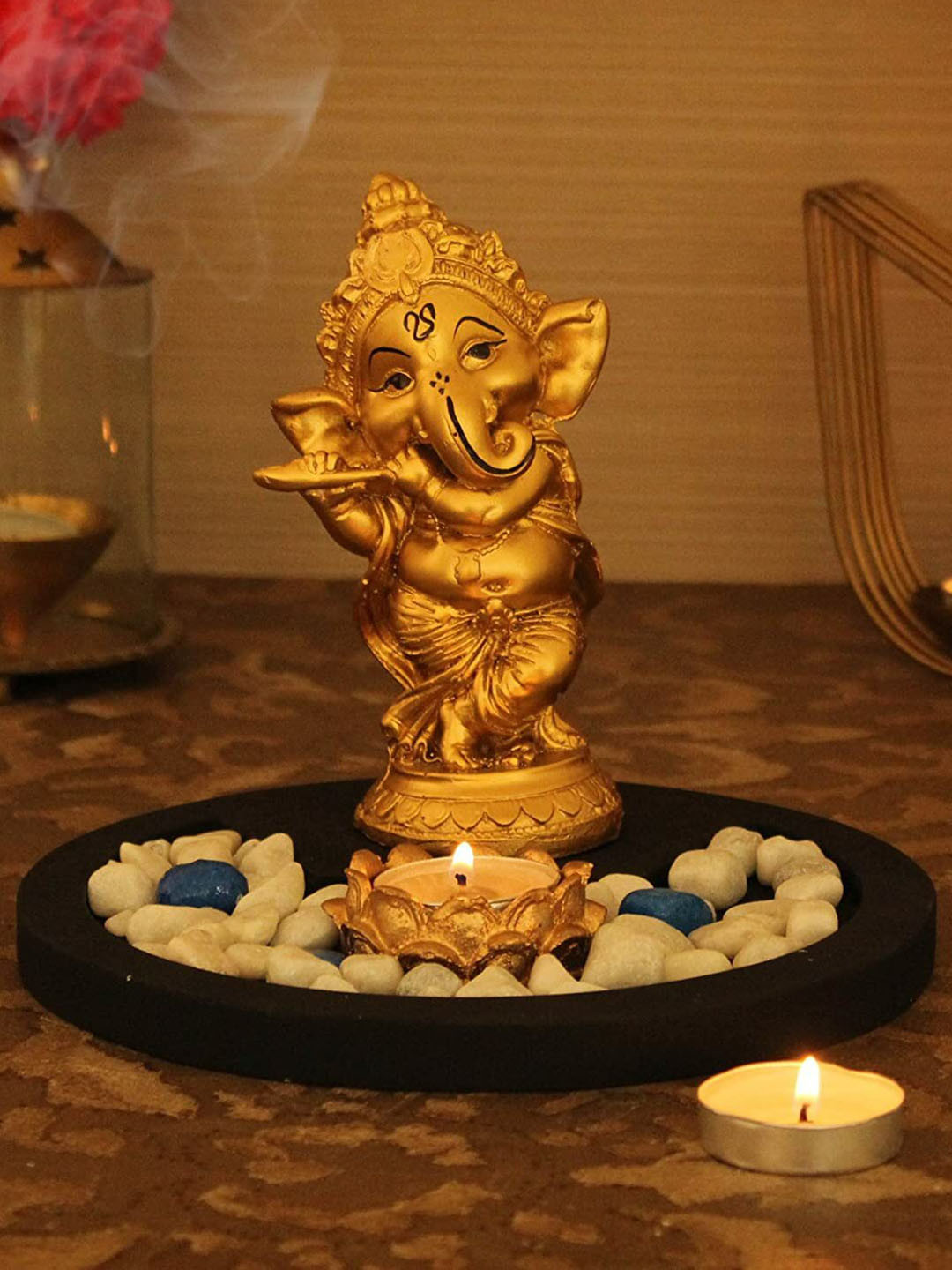 

krishnagallery1 Gold-Toned Golden Idol Showpiece