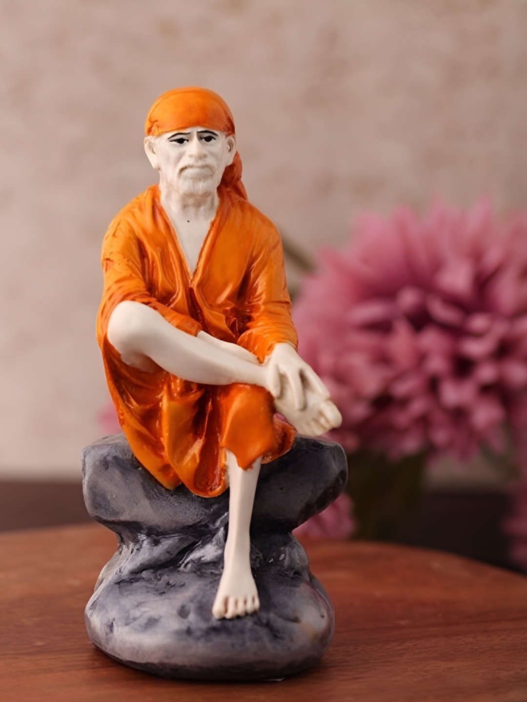 

krishnagallery1 White Religious Sai Baba Idol Showpiece