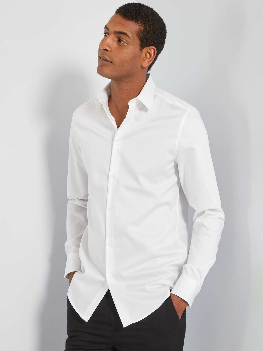 

KIABI Regular Fit Cotton Casual Shirt, White