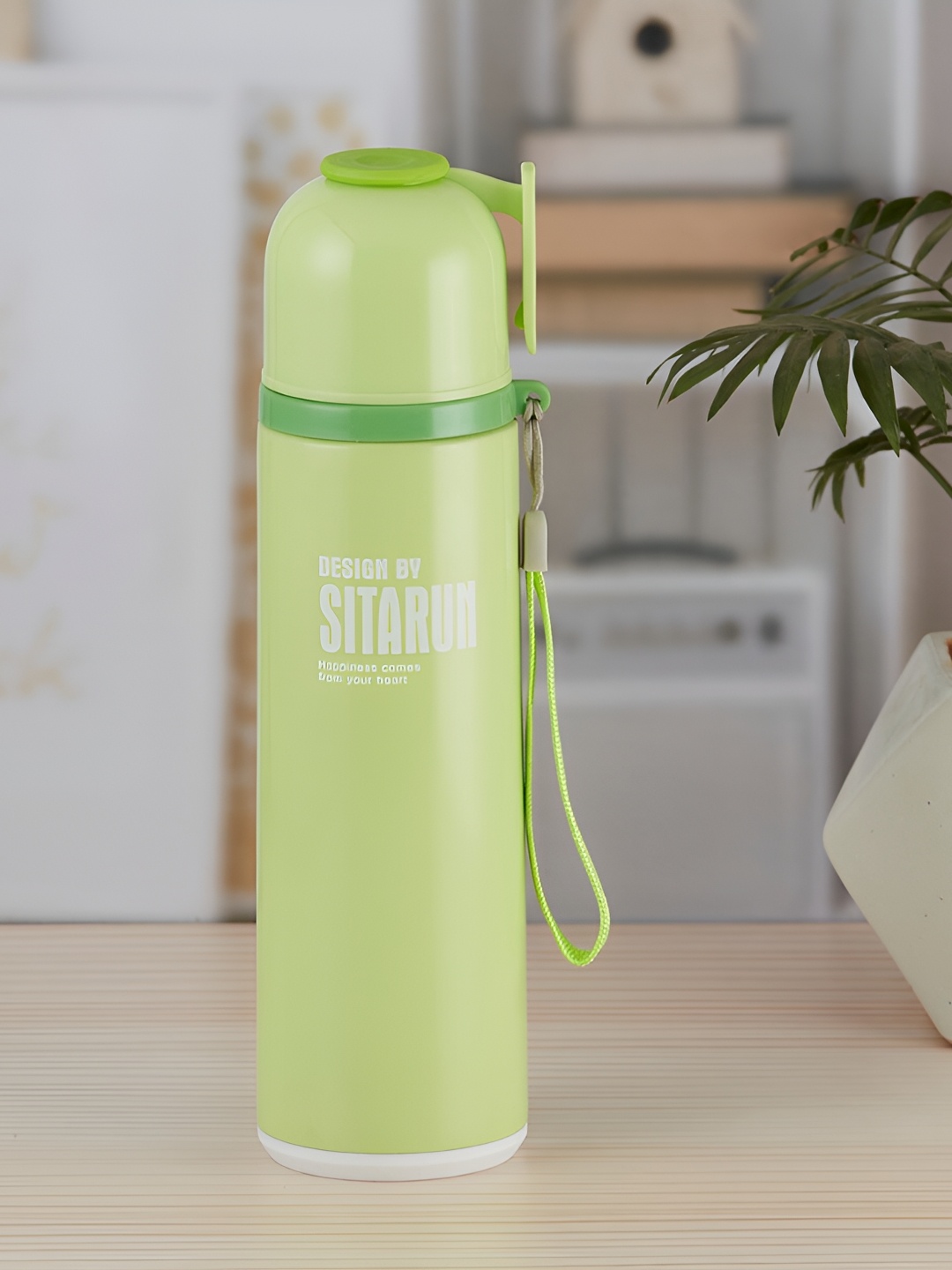 

Kookee Green Stainless Steel Printed Water Bottle 500 ml