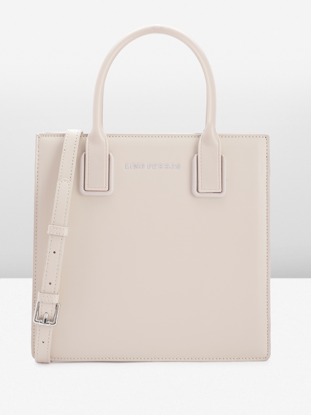 

Lino Perros Structured Handheld Bag, Off white