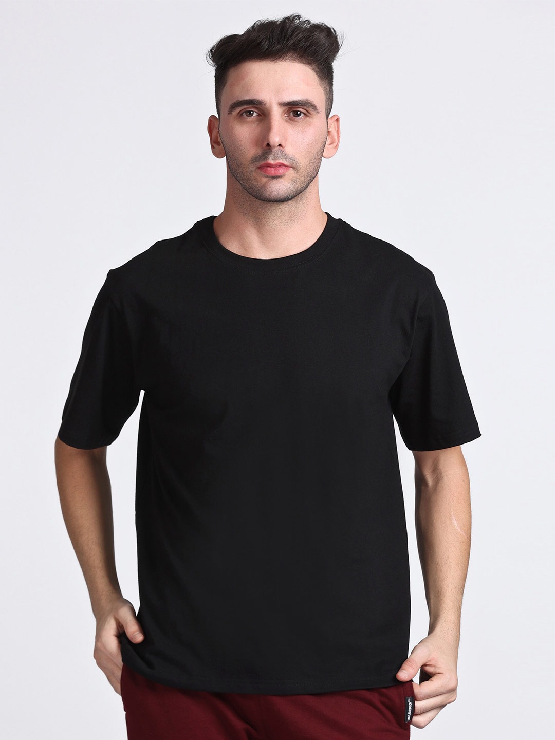 

HILLBERG Short Sleeves Casual T-shirt, Black