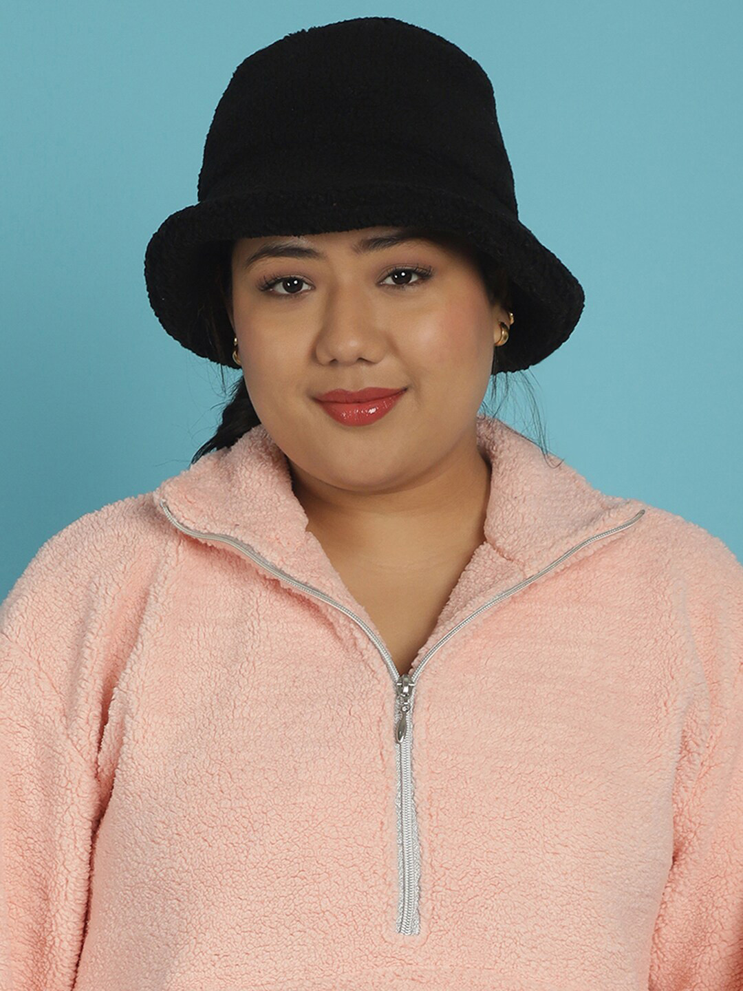 

theRebelinme Women Casual Bucket Hat, Black