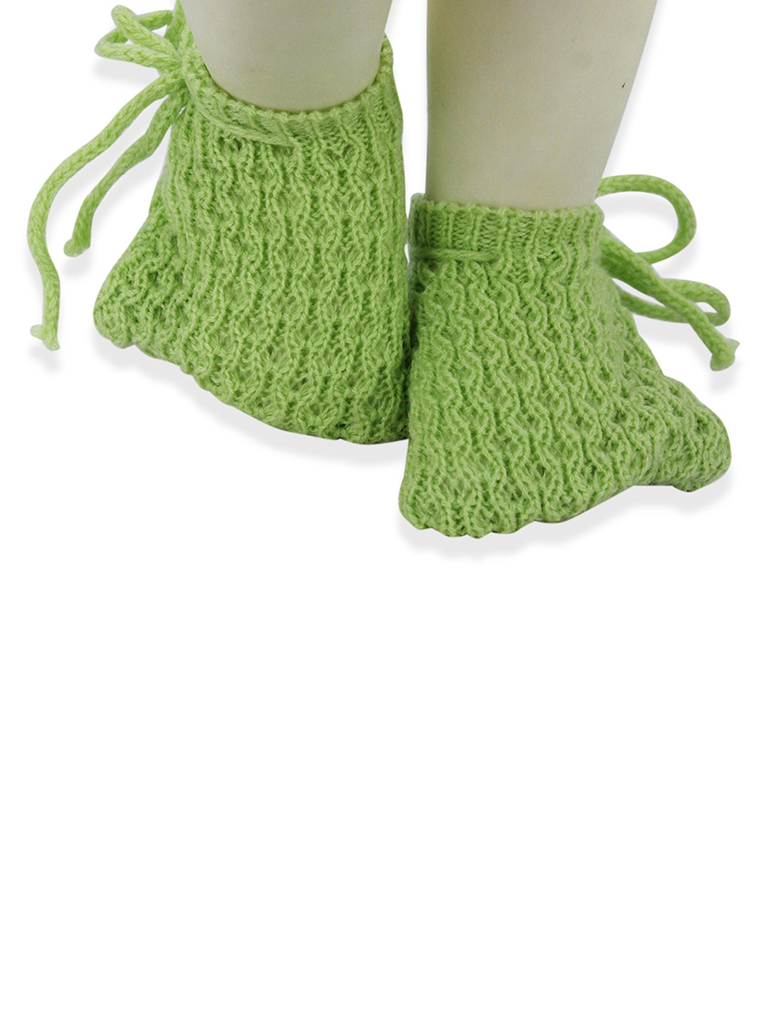 

BAESD Infants Woollen Soft Booties, Green