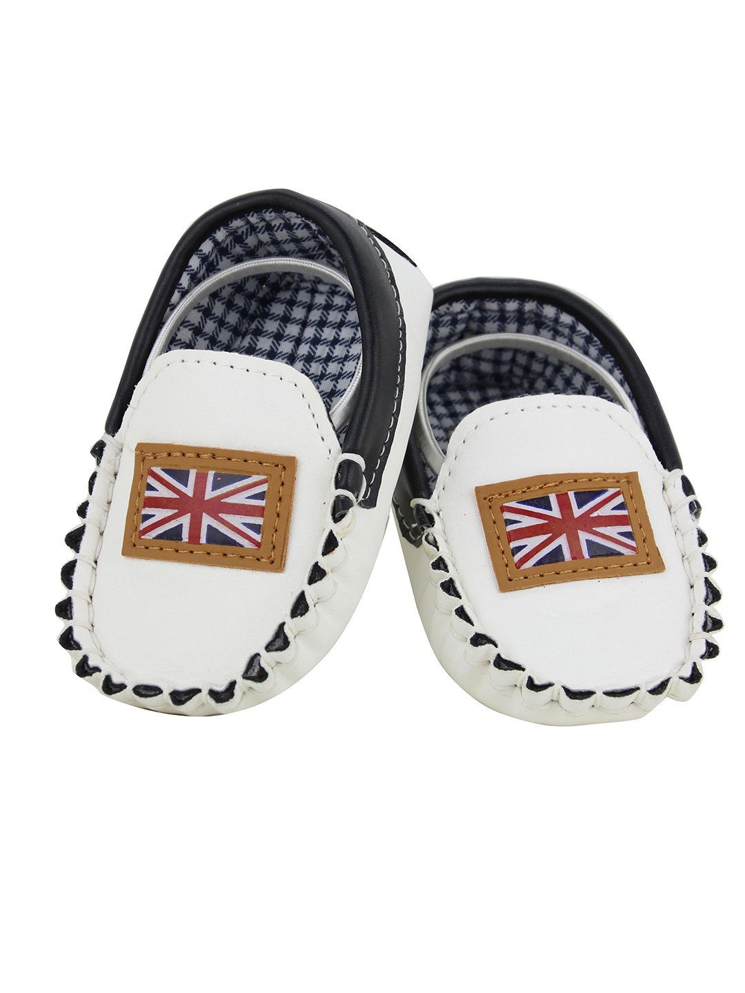 

BAESD Infant Boys Loafer Booties, White