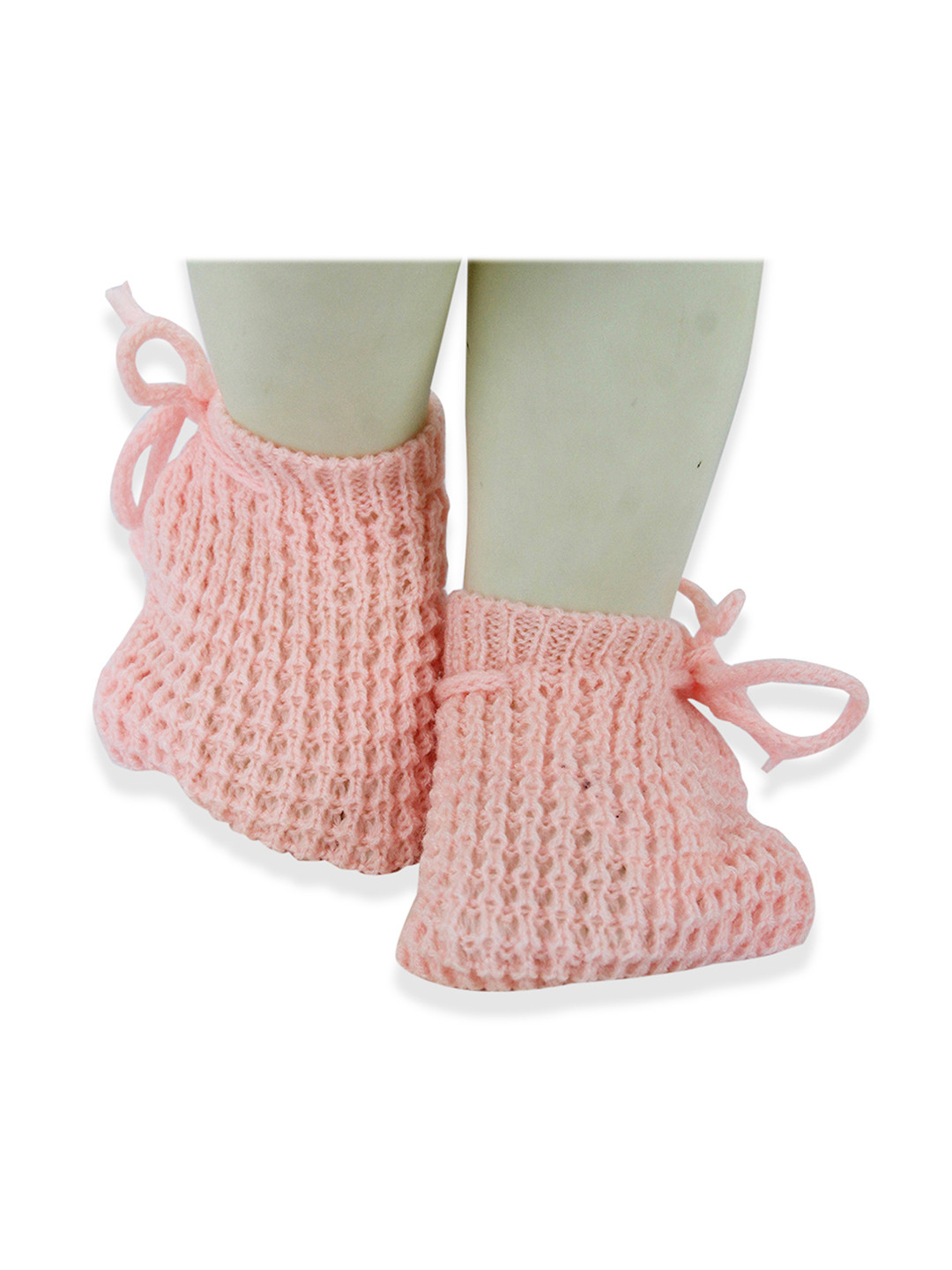 

BAESD Infants Kids Self-Design Pure Wool Socks Booties, Pink