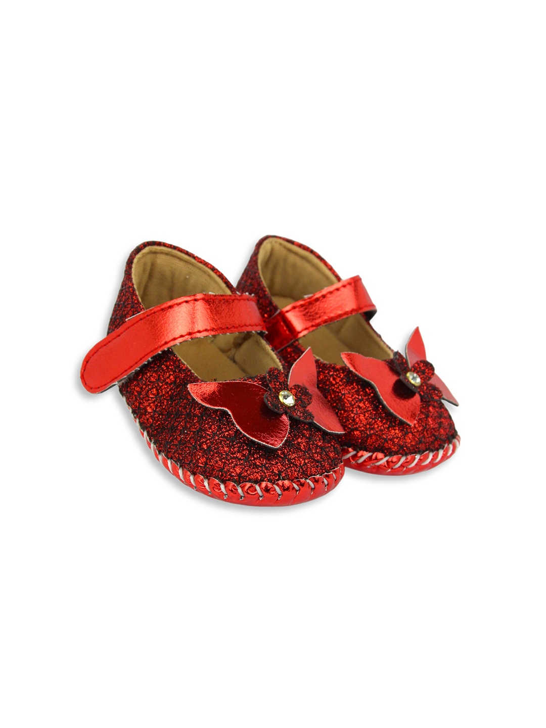 

BAESD Infant Girls Bow Detailed Booties, Red