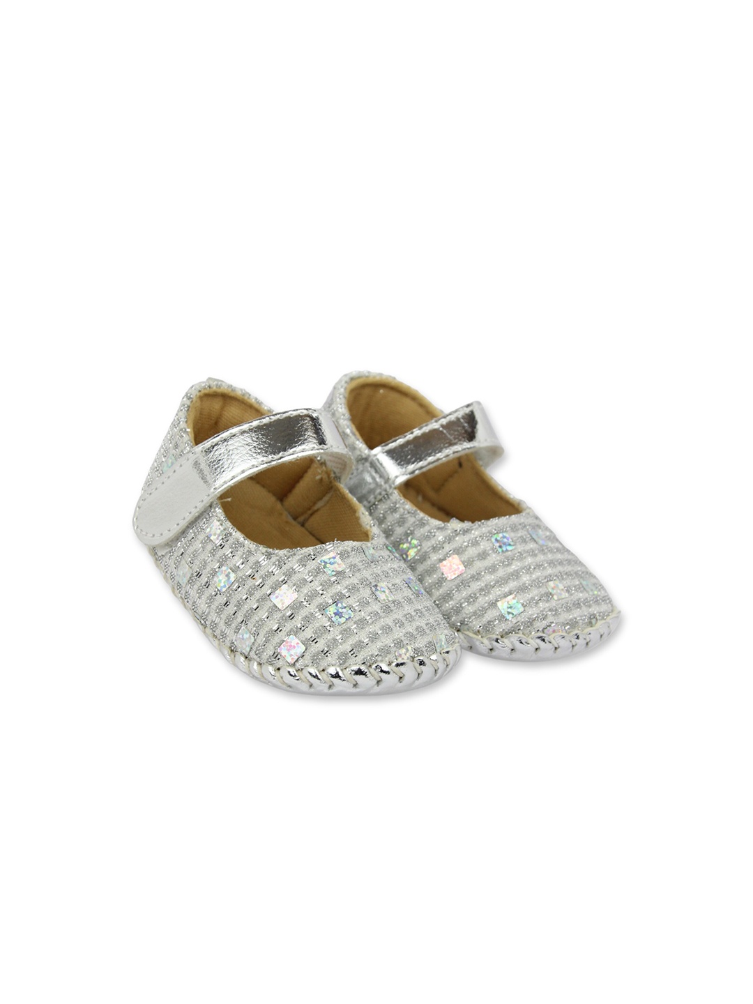 

BAESD Infant Girls Embellished Booties, Silver