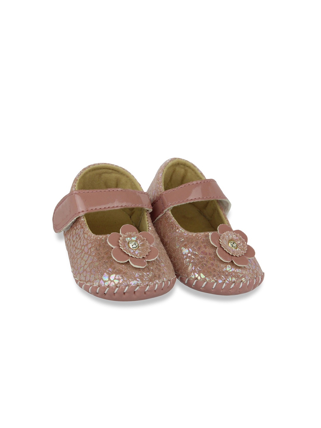 

BAESD Infant Girls Floral Detailed Booties, Pink