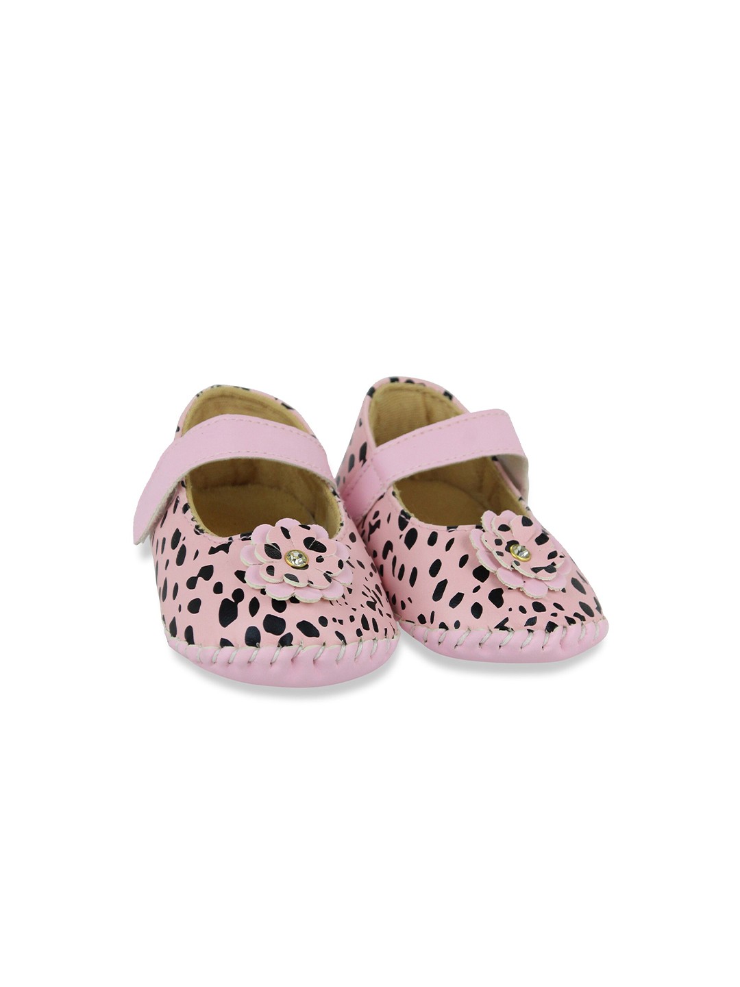 

BAESD Infants Girls Printed Booties, Pink