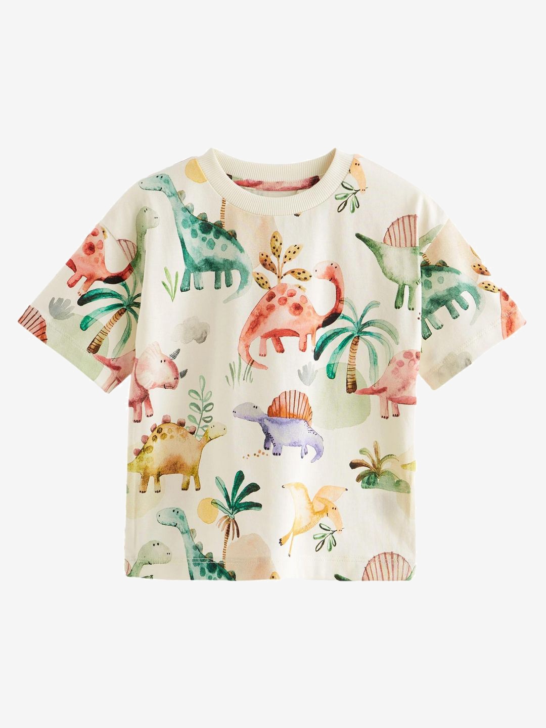 

NEXT Infant Boys Printed Pure Cotton T-shirt, Multi